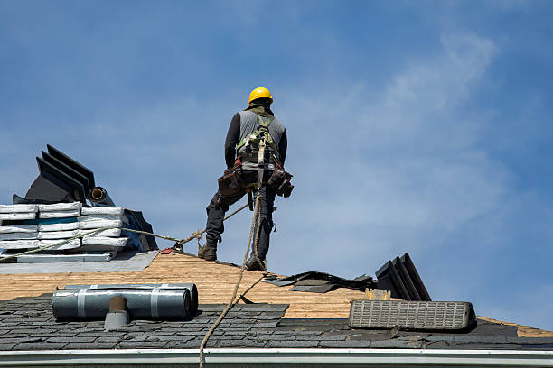 Professional Roofing technician working in Brownstown, WA